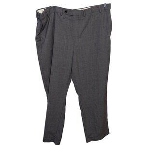 Lands End Mens Traditional Fit Gray Dress Pants Size 44